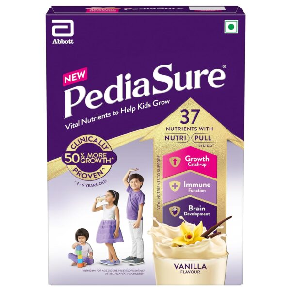 Pediasure Nutritional Drink Powder, Chocolate, Scientifically Designed Nutrition for Supporting Kids Growth 400g/375g (weight may vary)