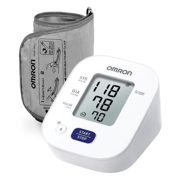 Omron HEM 7140T1 Bluetooth Blood Pressure Monitor Most Recommended Brand by Doctors, with Japanese Technology, Cuff Wrapping Guide, Hypertension Indicator & Intellisense Technology for accuracy measurement